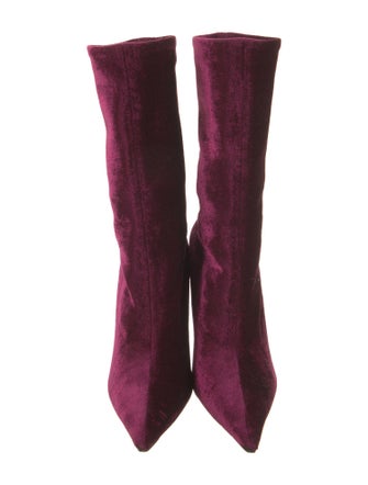 Balenciaga Velvet Sock Boots