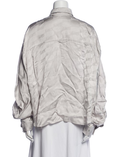 Balenciaga 2022 BB Button-Up Top