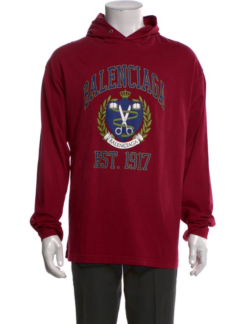 Balenciaga 2021 Signature Logo Hoodie