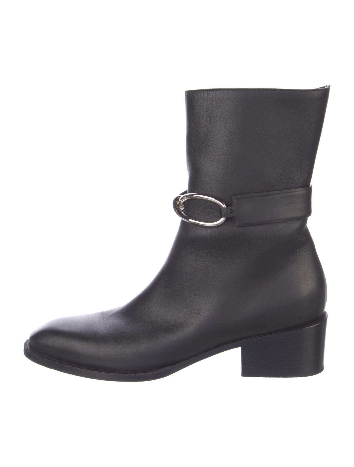 Balenciaga Leather Moto Boots