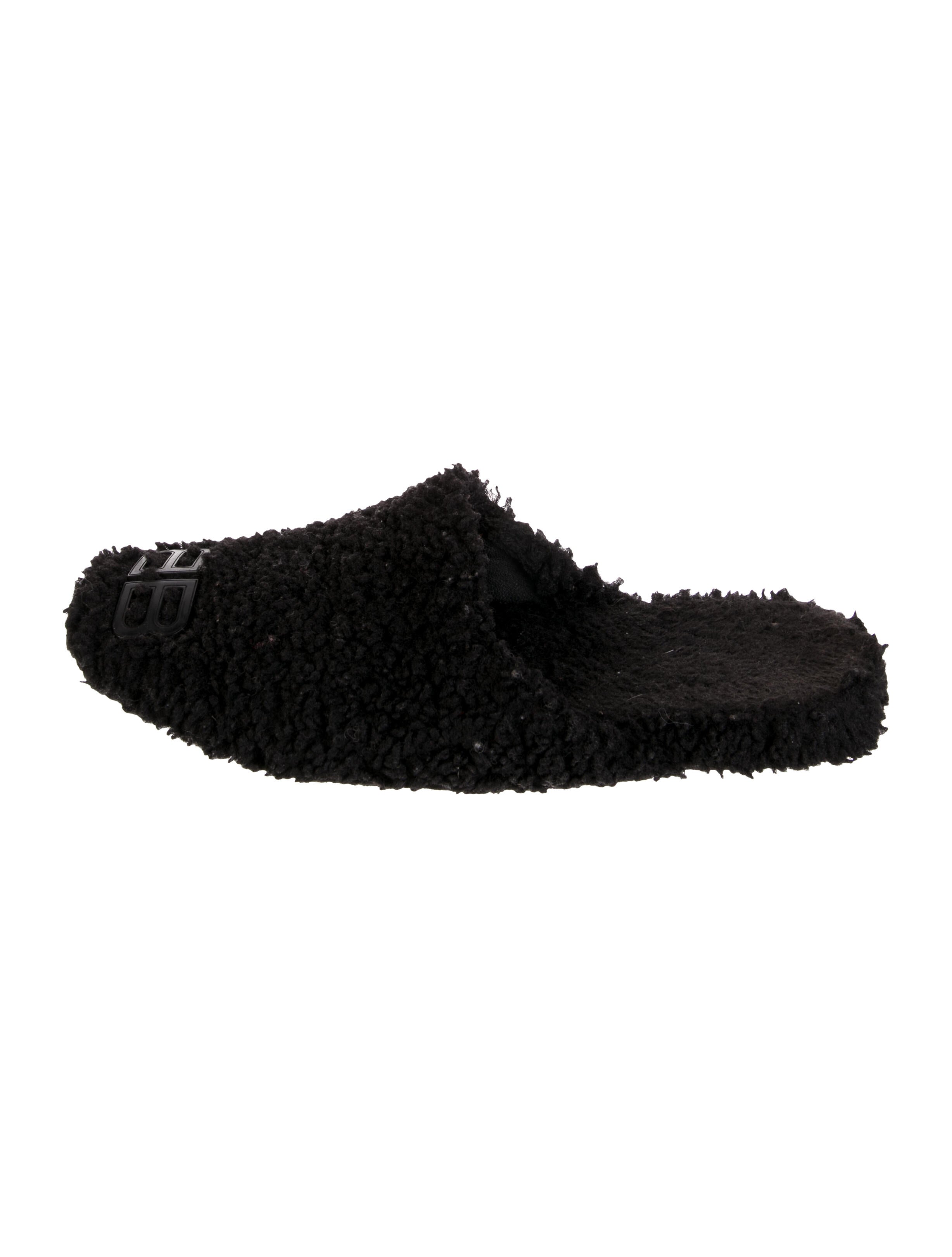 Balenciaga Shearling Mules