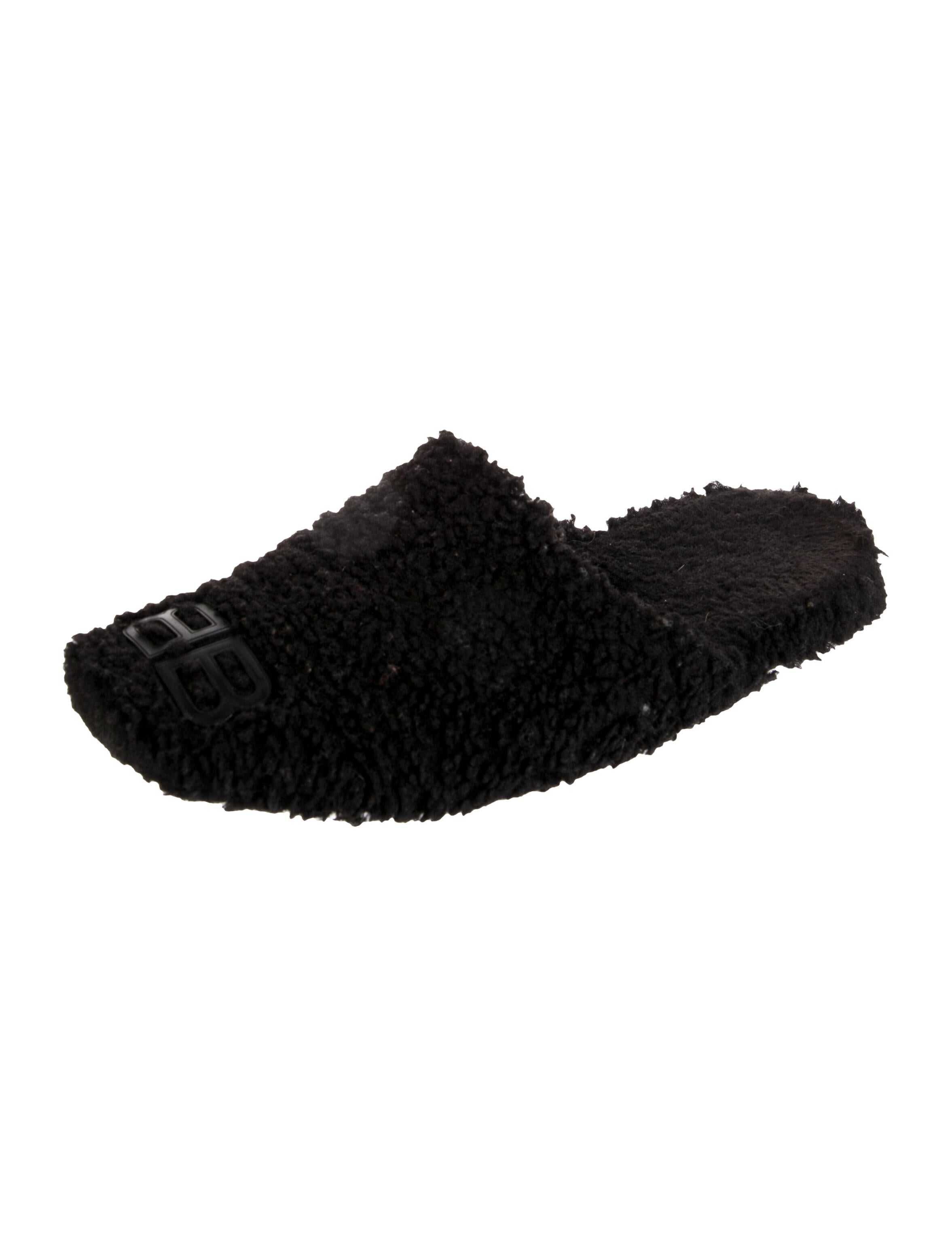 Balenciaga Shearling Mules