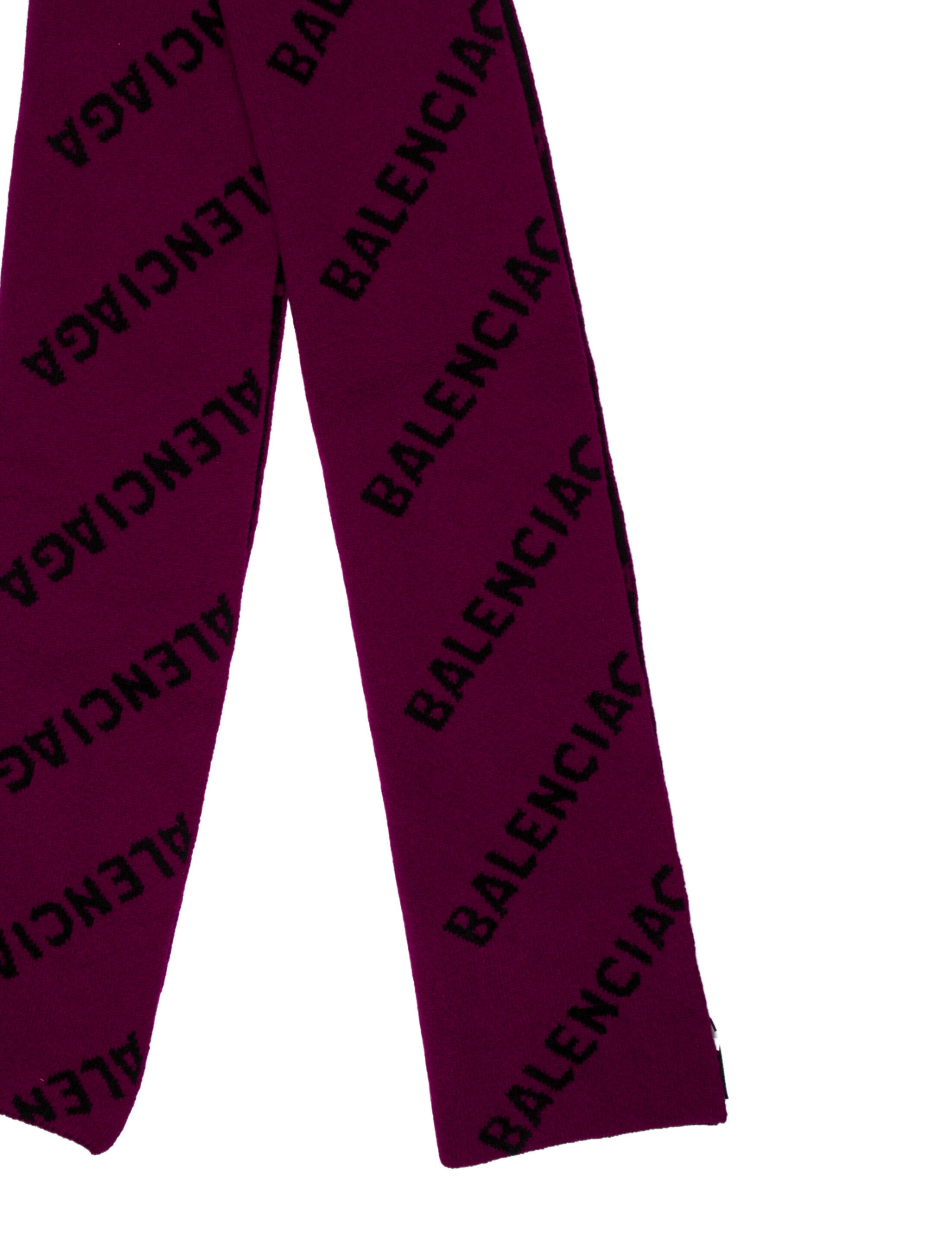 Balenciaga Wool Printed Scarf w/ Tags