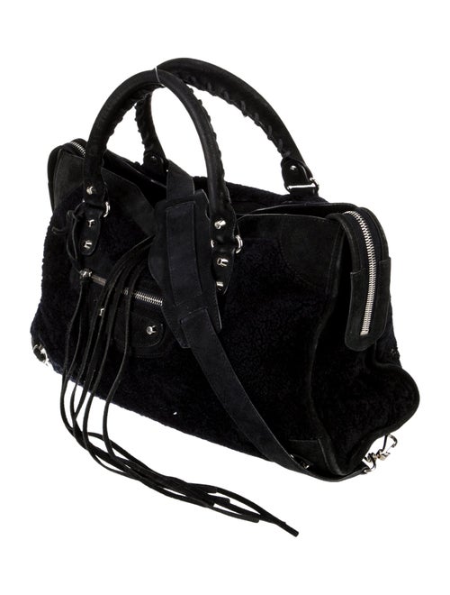 Balenciaga Shearling Motocross Classic City