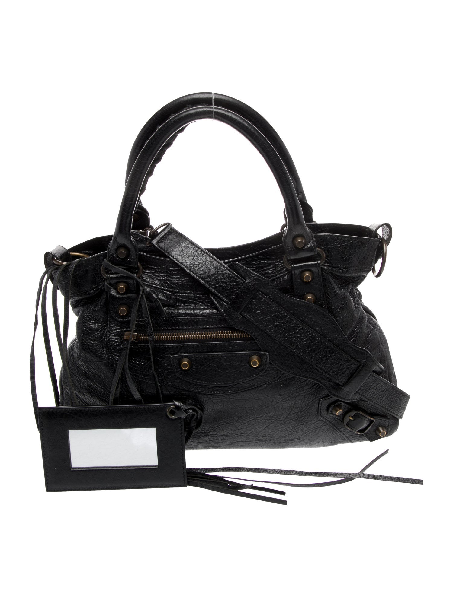 Balenciaga Leather Motocross Classic City