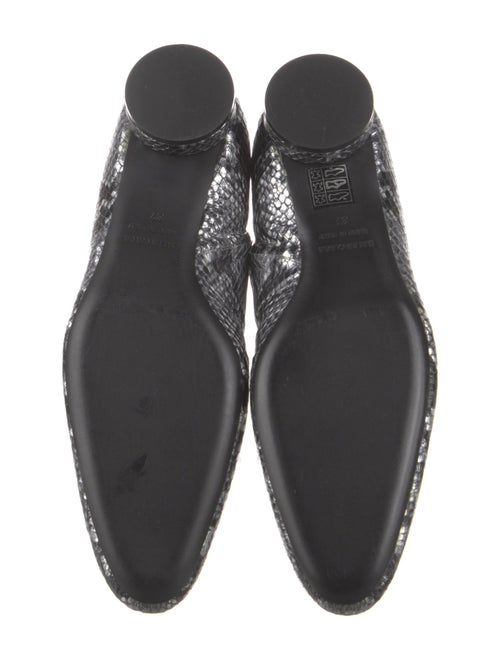 Balenciaga Embossed Leather Patterned Boots
