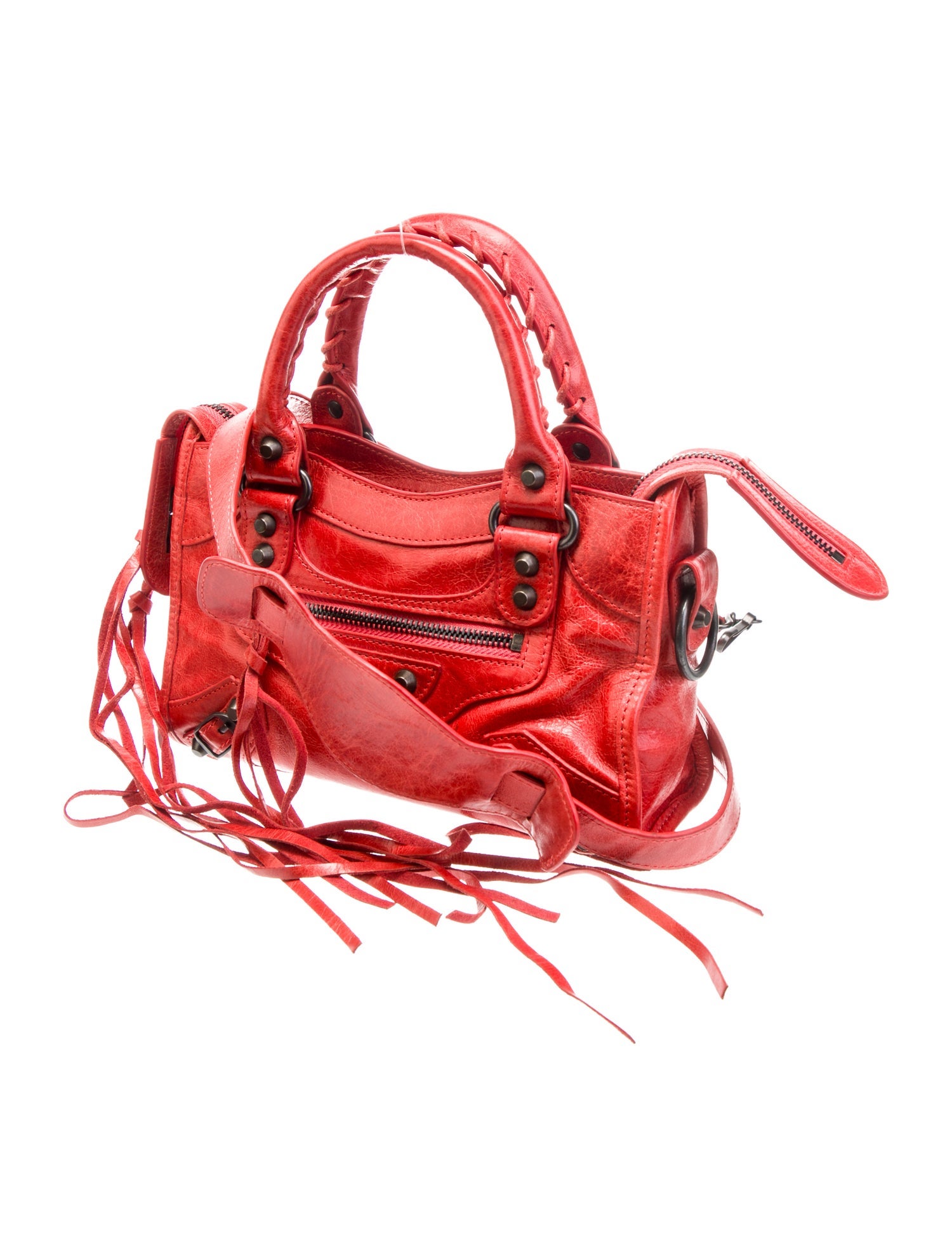 Balenciaga Leather Motocross Classic City