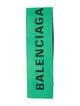 Balenciaga Wool Graphic Print Scarf