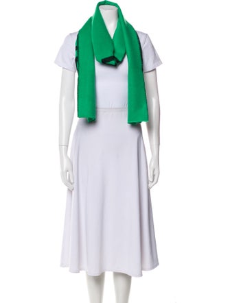 Balenciaga Wool Graphic Print Scarf