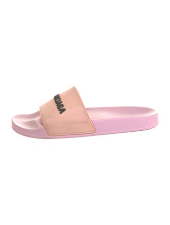Balenciaga Rubber Printed Slides