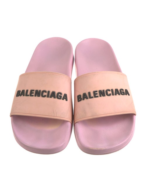 Balenciaga Rubber Printed Slides
