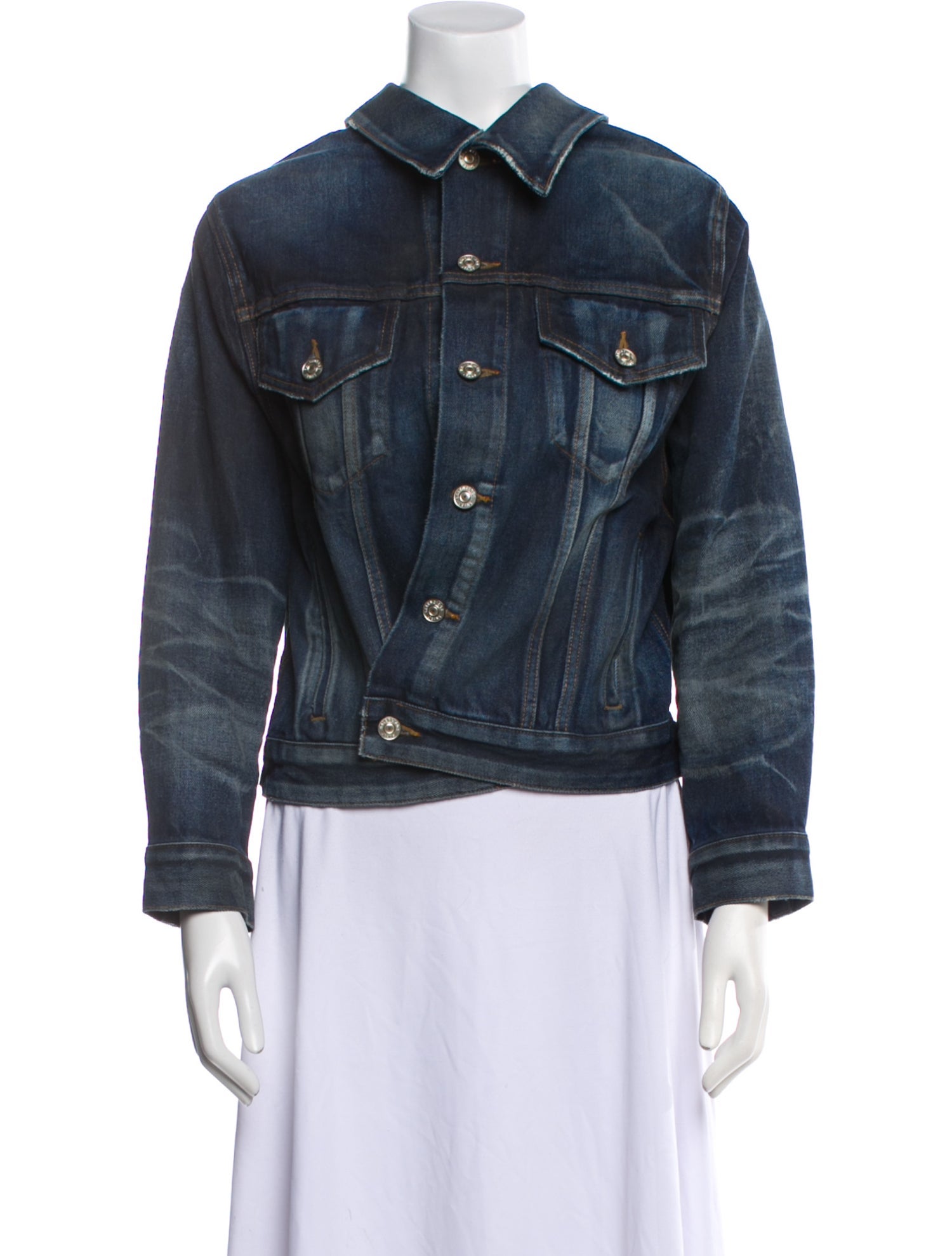 Balenciaga 2021 Swing Denim Jacket