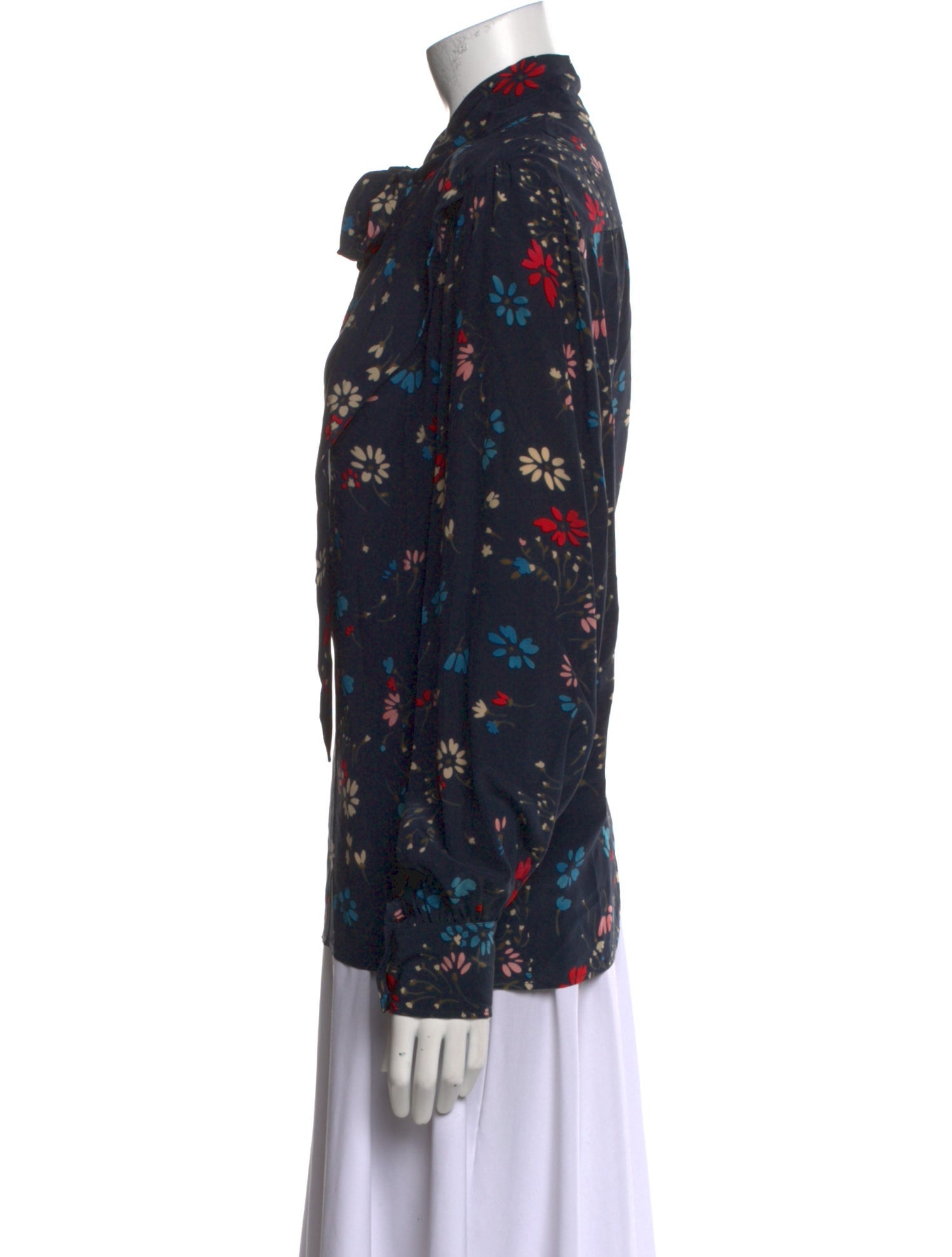 Balenciaga 2017 Silk Blouse