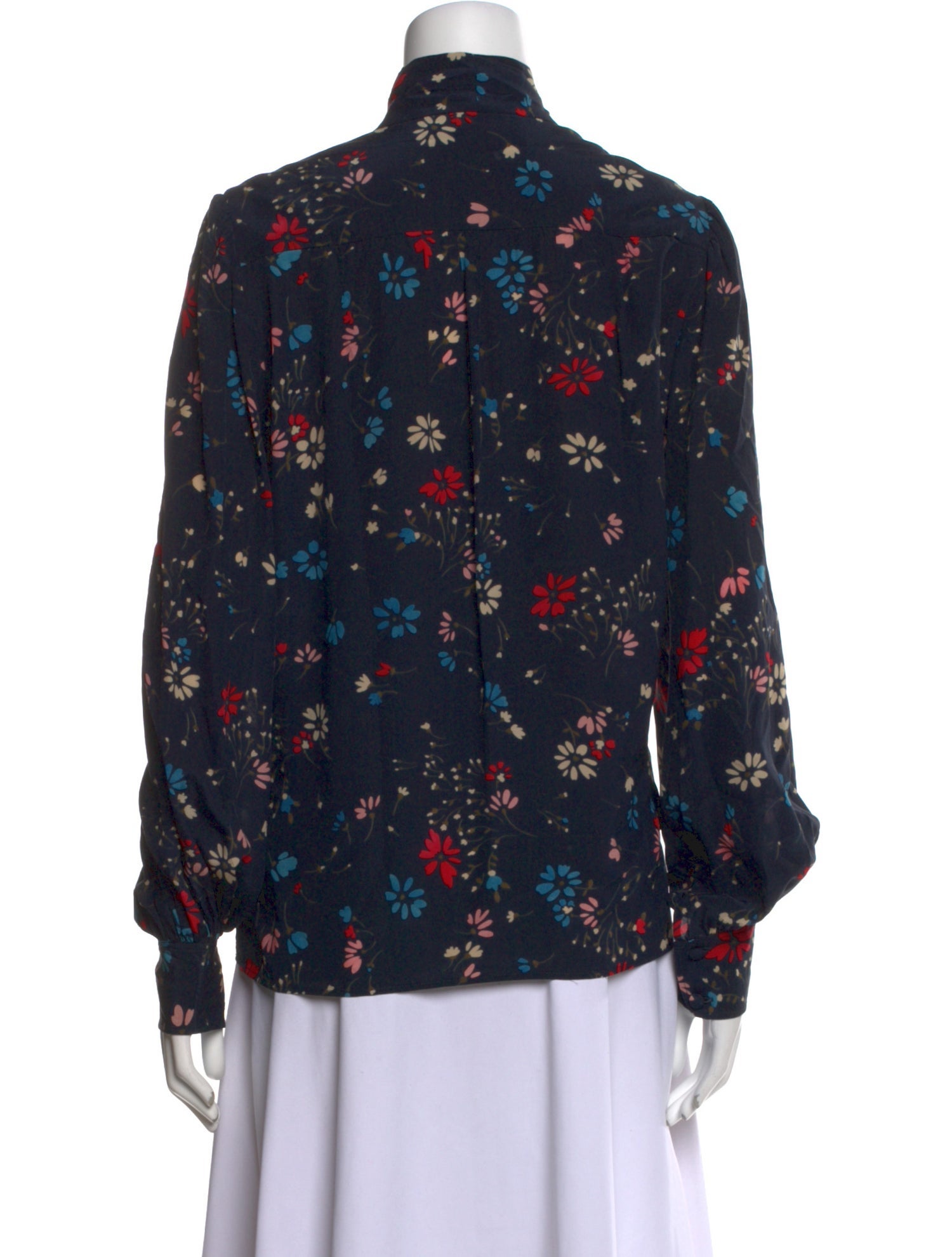 Balenciaga 2017 Silk Blouse