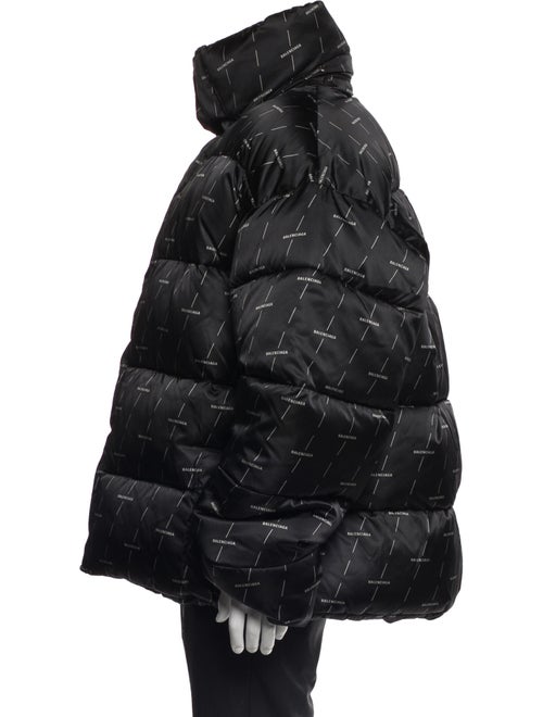 Balenciaga 2020 Printed Puffer Coat