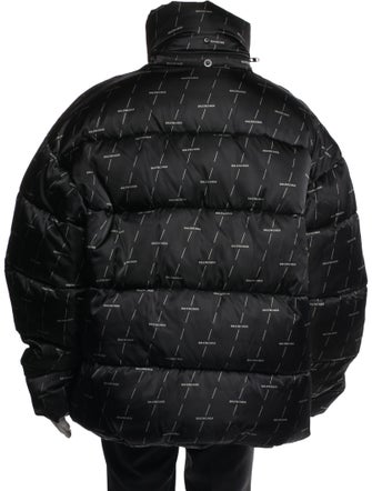Balenciaga 2020 Printed Puffer Coat