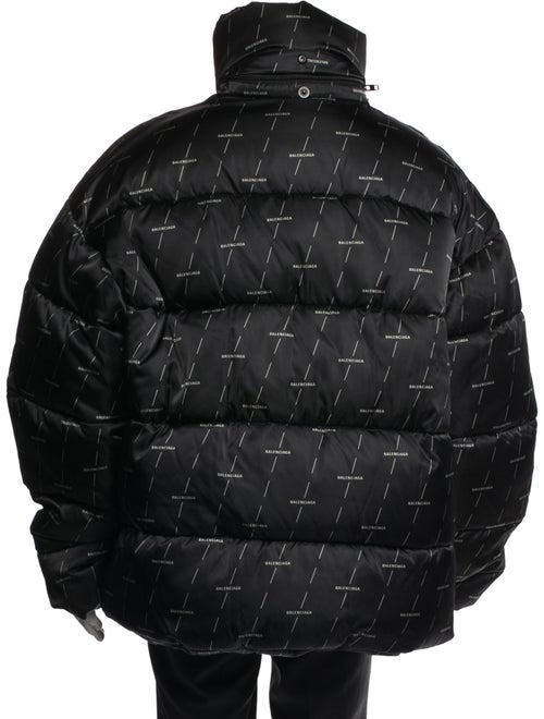 Balenciaga 2020 Printed Puffer Coat