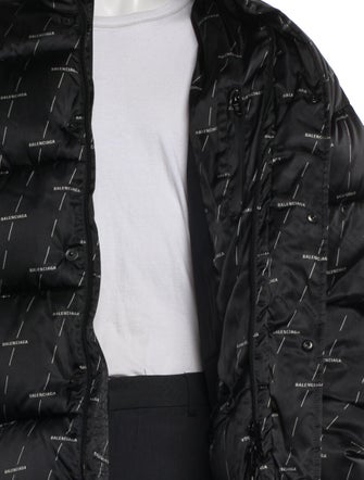 Balenciaga 2020 Printed Puffer Coat