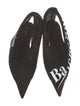Balenciaga Printed Slingback Flats