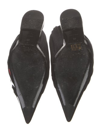 Balenciaga Printed Slingback Flats