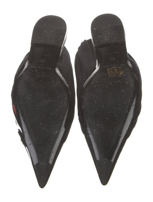 Balenciaga Printed Slingback Flats