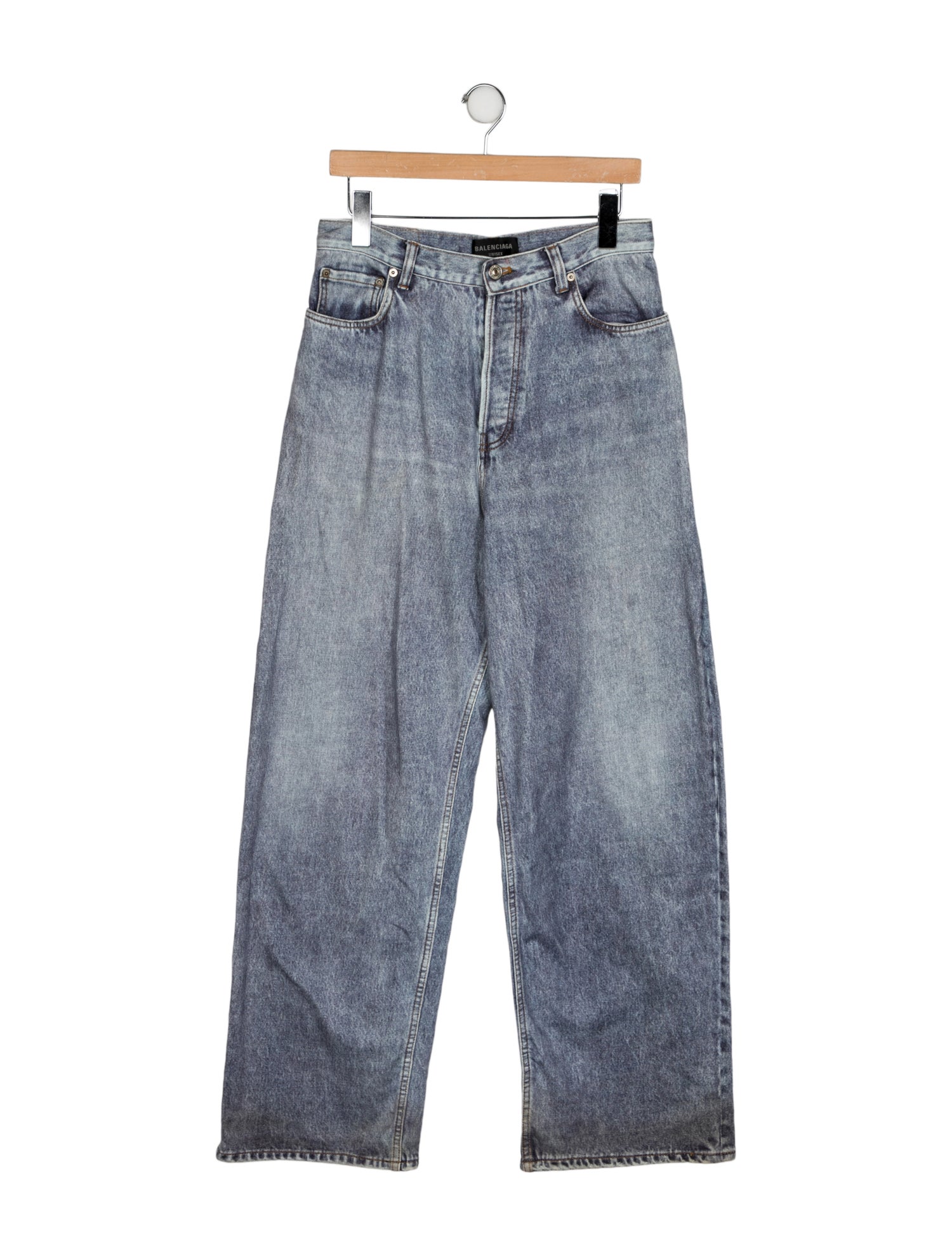 Balenciaga 2022 Wide Leg Jeans