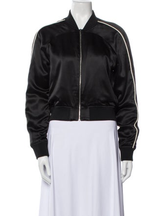 Balenciaga 2013 Silk Bomber Jacket