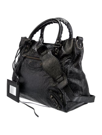 Balenciaga Leather Motocross Classic City