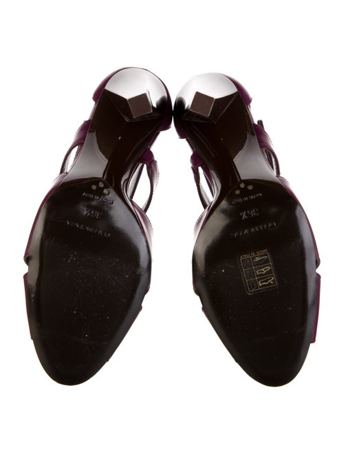 Balenciaga Leather T-Strap Sandals