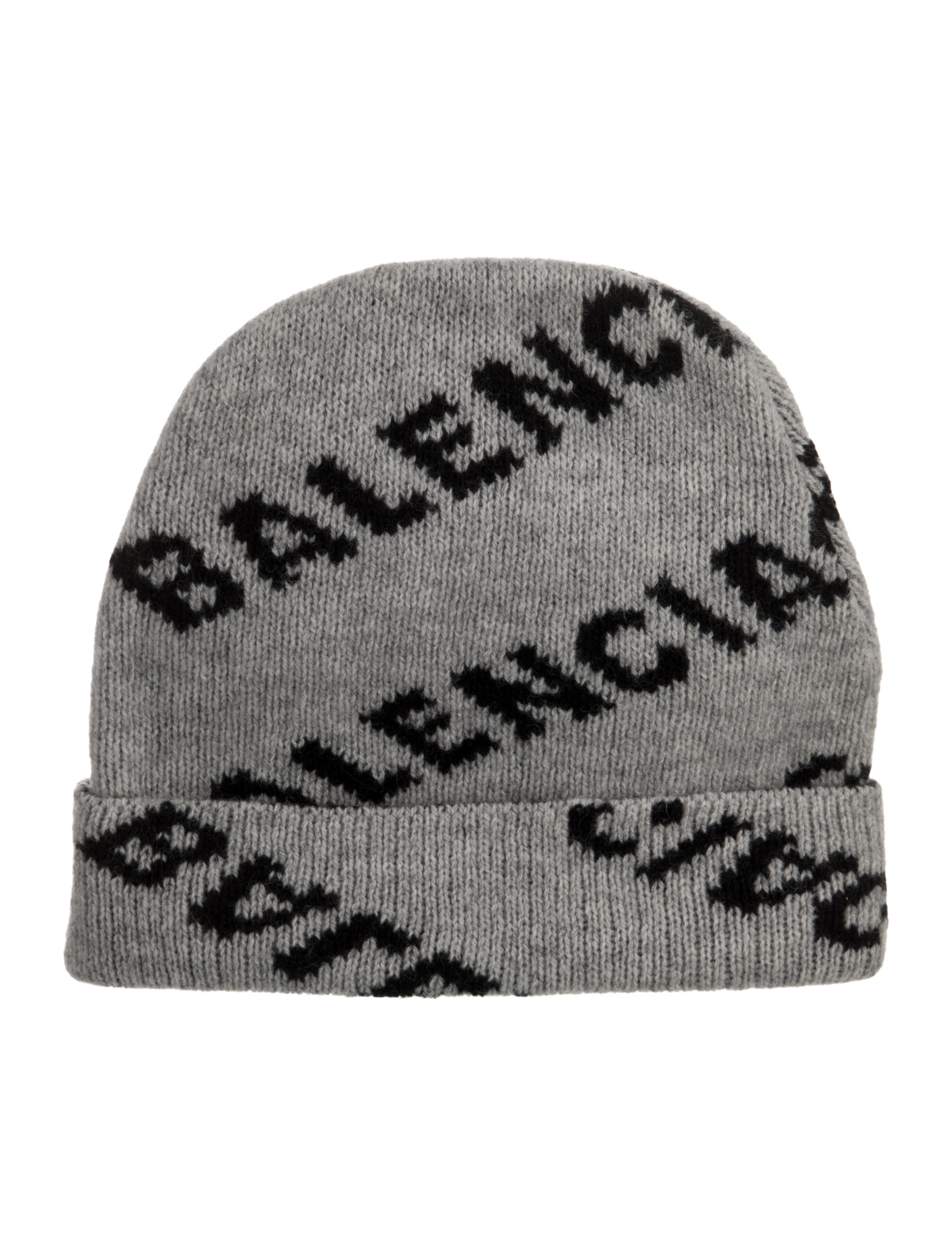 Balenciaga Virgin Wool Logo Beanie