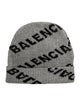 Balenciaga Virgin Wool Logo Beanie