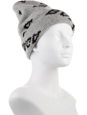 Balenciaga Virgin Wool Logo Beanie