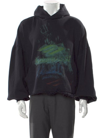 Balenciaga 2024 Graphic Print Hoodie
