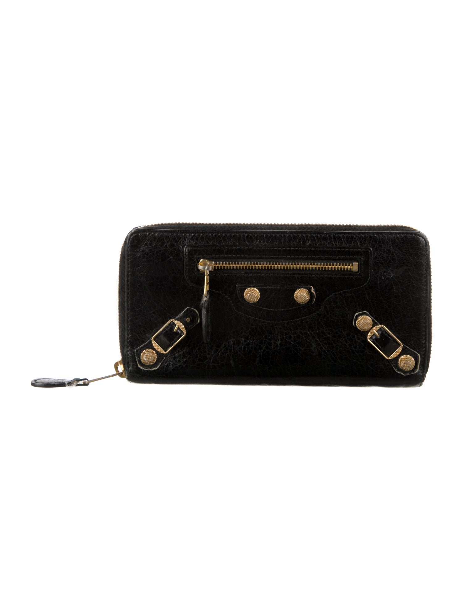 Balenciaga Vintage Giant 12 Zip Around Continental Continental Wallet