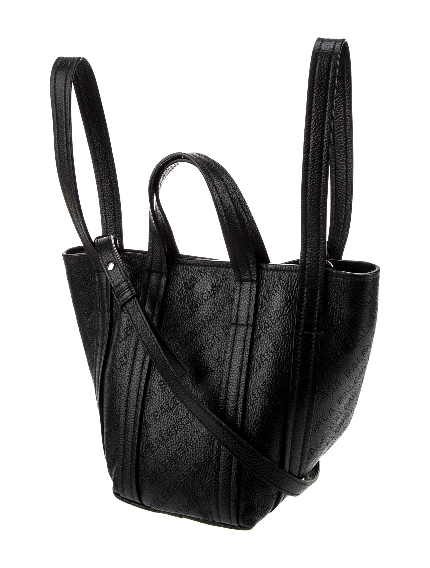 Balenciaga Leather Bucket Bag 2022