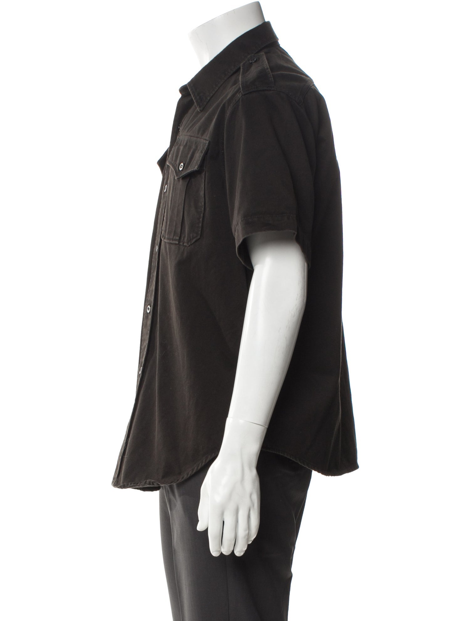 Balenciaga 2018 Utility Denim Shirt