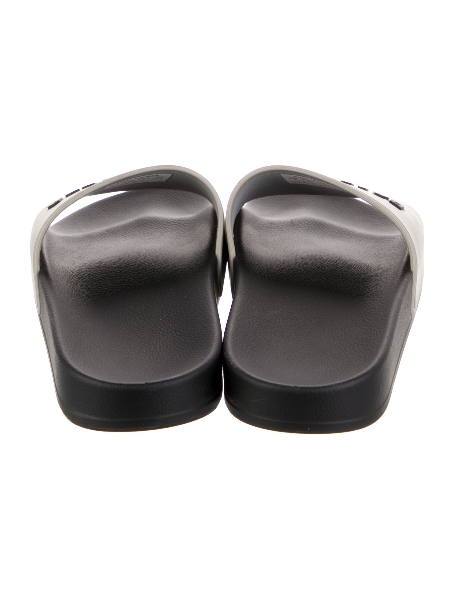 Balenciaga Rubber Graphic Print Slides