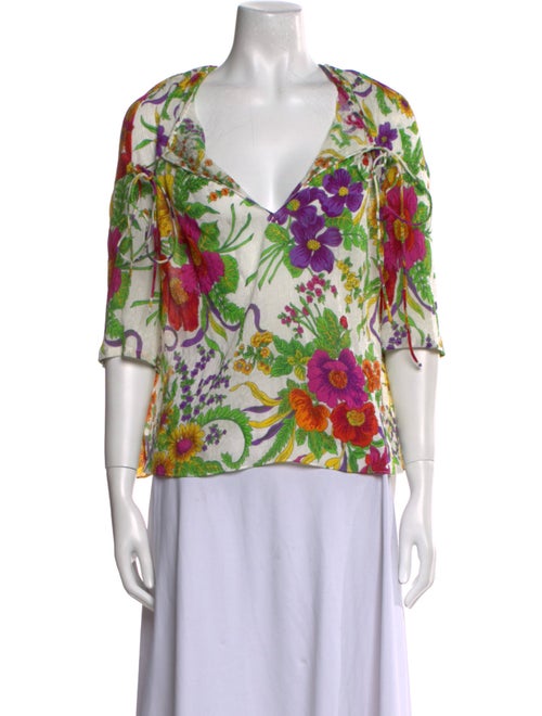 Balenciaga 2017 Silk Blouse