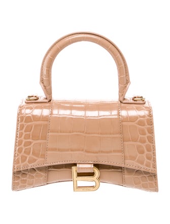 Balenciaga Embossed Leather Hourglass XS 2022