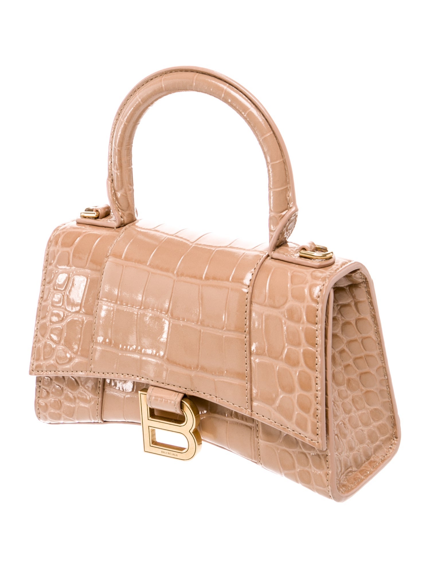 Balenciaga Embossed Leather Hourglass XS 2022