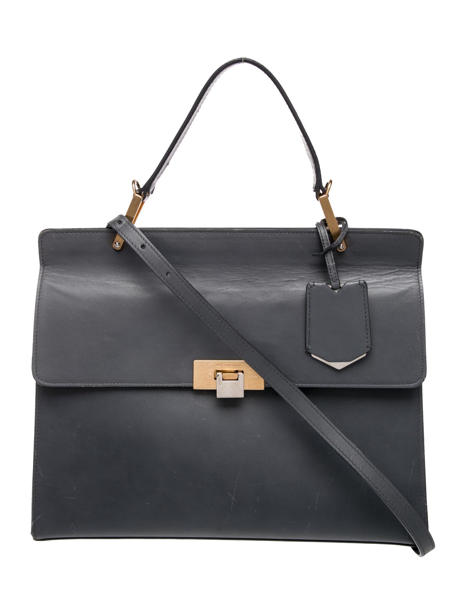 Balenciaga Leather Le Dix Medium