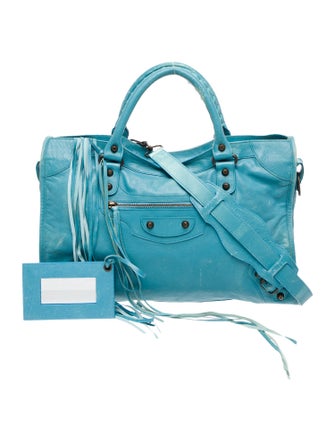 Balenciaga Leather Motocross Classic City