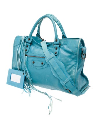 Balenciaga Leather Motocross Classic City