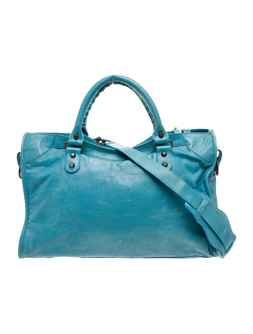 Balenciaga Leather Motocross Classic City