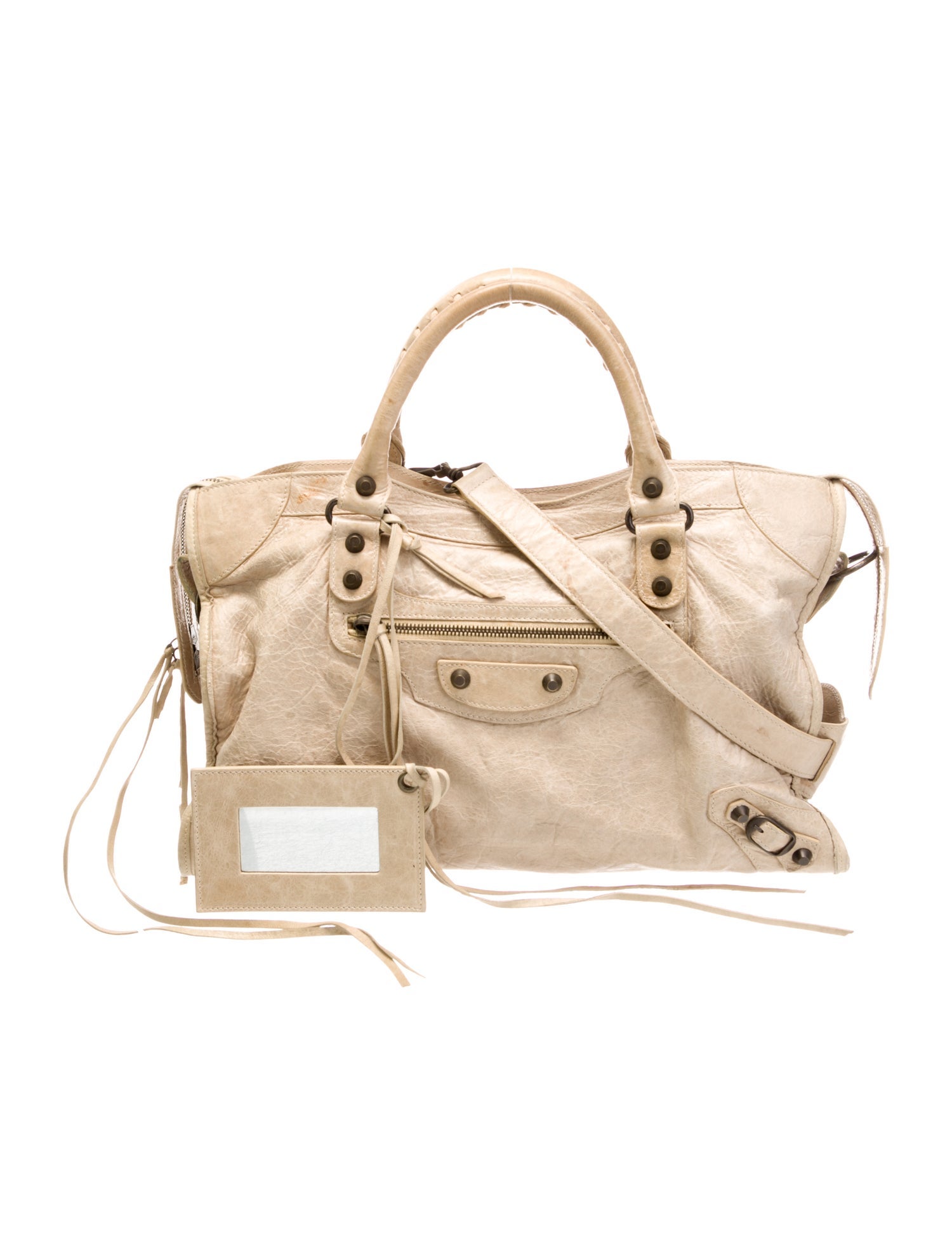 Balenciaga Leather Motocross Classic City