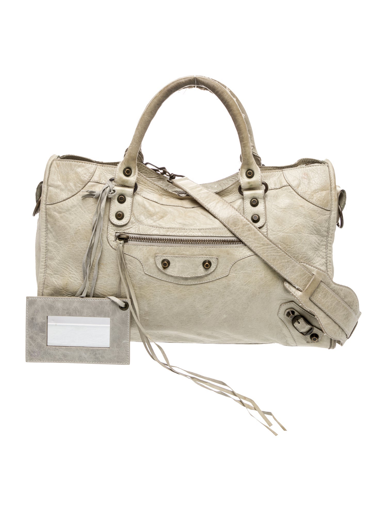 Balenciaga Leather Motocross Classic City