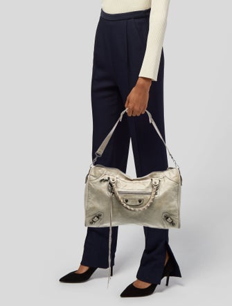 Balenciaga Leather Motocross Classic City