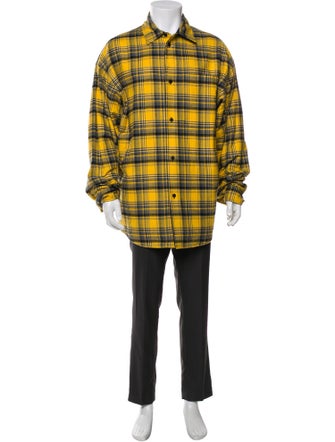 Balenciaga 2022 Plaid Print Jacket