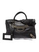 Balenciaga Leather Motocross City Metallic Edge