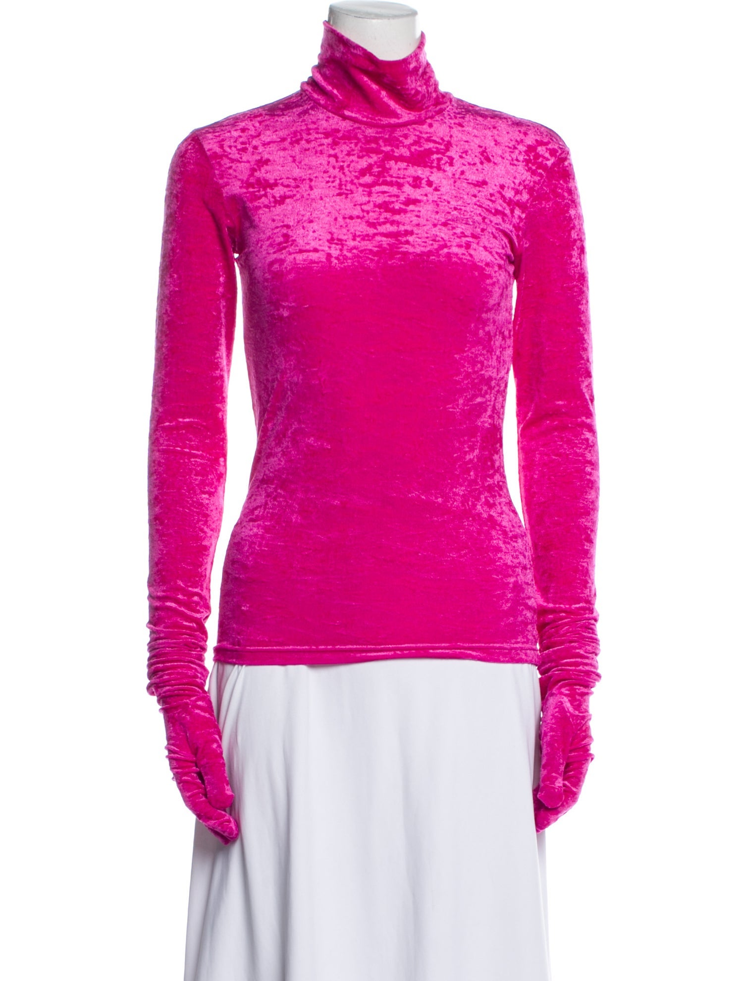 Balenciaga 2018 Velour Top